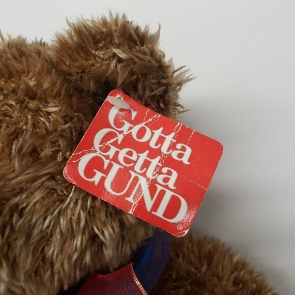 Gund 16" Bearessence Teddy Bear Rainbow Ribbon Plush - Picture 4 of 7